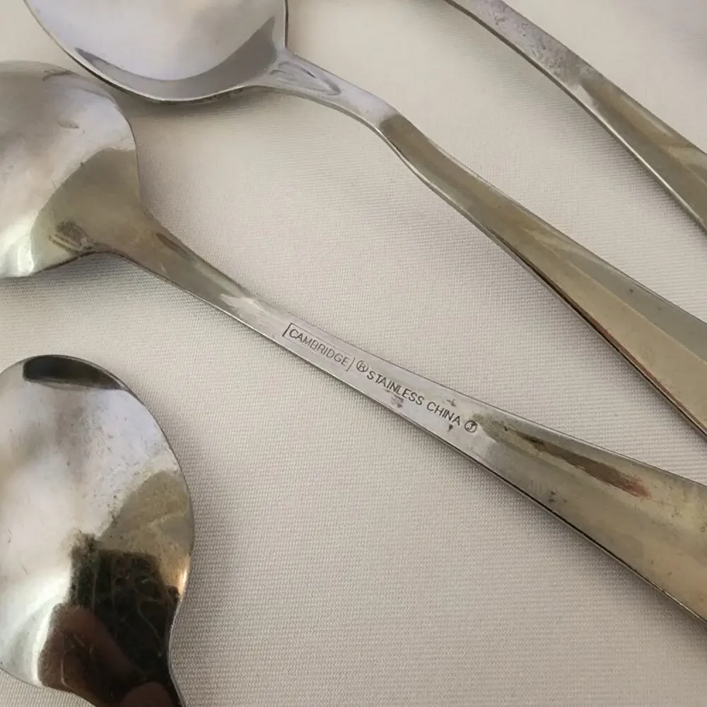 Cambridge Stainless Steel Utensil Lot Of 31
